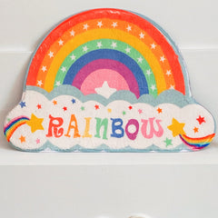 Alfombra antideslizante de vellón con dibujos de animales