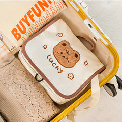 Niedliche bestickte wasserdichte Kosmetiktasche