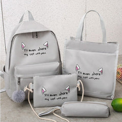 Bolsas lindas con forma de gato