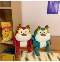 Bolso de hombro con diseño de dinosaurio de dibujos animados