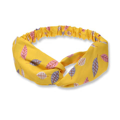 Bandanas de turbante cruzado vintage, bandas para el cabello