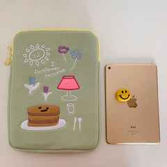 Bolsa para iPad y portátil con diseño de pastel de amor