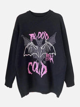 Bat Pattern Sweater