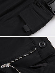 Buckle Pocket Cargo Pants