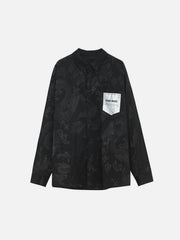 "Dragon Relief" Silk Shirt