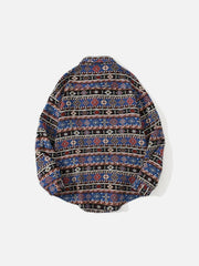 "Knitted Striped" Long Sleeve Shirt