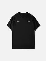 Punk Function Letter Print Cotton Tee