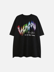Rainbow Letters Graphic Tee