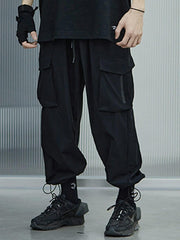 Multi Pockets Drawstring Cargo Pants