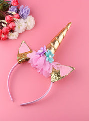 1 pieza de unicornio dorado para fiesta infantil hecho a mano