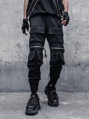 Dark Multi-pocket Cargo Pants