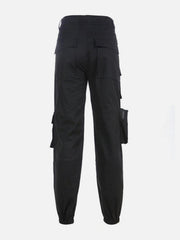 Asymmetrical Multi Pockets Cargo Pants