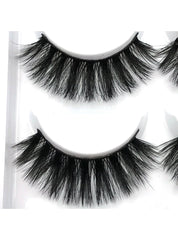 5 Pairs Natural false eyelashes thick 3d mink