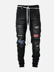 "Checkerboard" Jeans