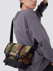 Functional Reversible Camouflage Messenger Bag