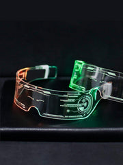 Cyberpunk Cool Wireless LED Glasses