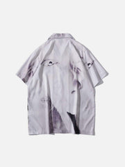 Anagoc Abstract Character Description Print Shirt