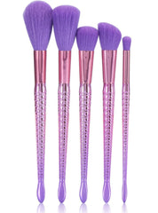7pcs Fish Scales Makeup Brushes Set Face