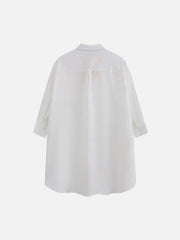 Gothic Tie Chain Clip Short Sleeve Shirt