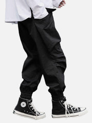 Dark Pockets Folds Pants