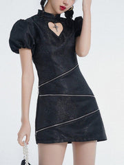 Dark Personality Zipper Dress