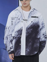 Full Gradient Splash Ink Jacket