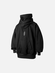 Double Neckline Oversized Hoodie
