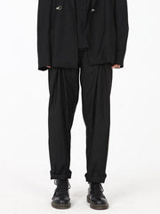 Mid Waist Straight Pants