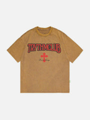Letter Graphic Oversized Tee