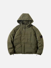Combat Ribbon Winter Down Coat