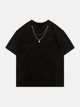 Bear Necklace Washed Tee