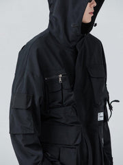 Multiple Velcro Pockets Jacket