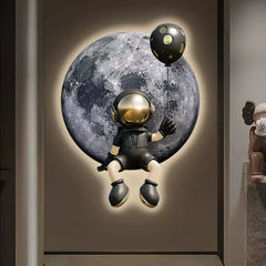 Dreamy Astronaut Wall Art Lamp