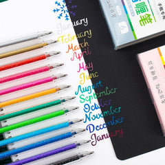 Bolígrafo de gel brillante COLNK Change (8 unidades)