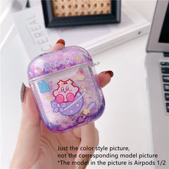 Estuche para Airpods Purple Planet Kirby Quicksand