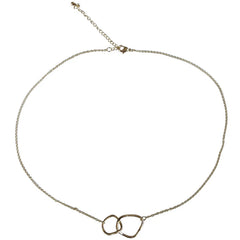 Collar geométrico metálico