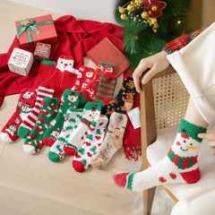 Süße Weihnachts-Bodensocken
