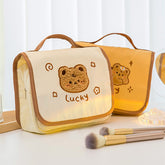 Bonita bolsa de cosméticos impermeable bordada