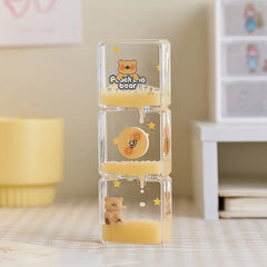 Floral Fantasy Liquid Cartoon Motion Hourglass