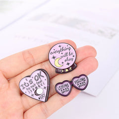 Pines de amor con café bellamente diseñados