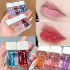 Kleiner quadratischer transparenter Lipgloss