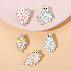 Pines de fantasmas de dibujos animados de Halloween