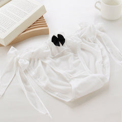 Lazo de encaje con lazo lateral de malla