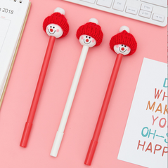 Smiling Snowman Gel Pen-2pcs
