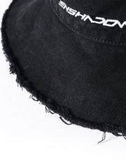 Functional Tassel Embroidery Fisherman Cap