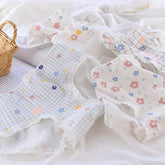 Lindas bragas a cuadros florales