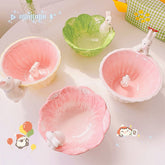 Kawaii Bunny Cabbage Bowl