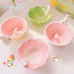 Kawaii Bunny Cabbage Bowl