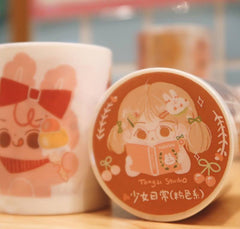 Kawaii Pink Girl Serie Washi Tape