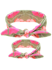 2 Teil/Satz Mom Kaninchen Ohren Haarschmuck Krawatte Schleife